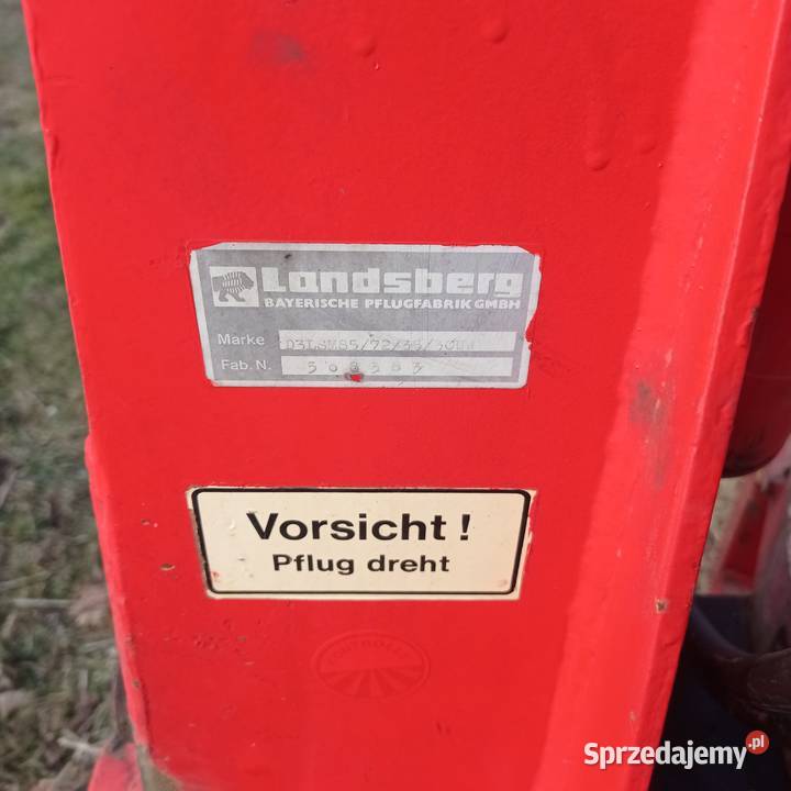 Sprzedam pług landsberg Pługi Góra Bałdrzychowska sprzedam