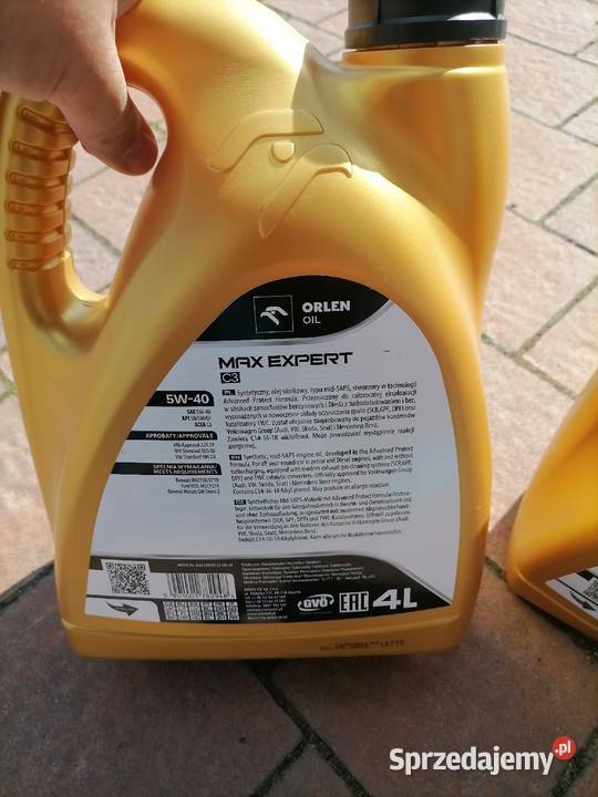 Sprzedam olej Orlen expert 5w40 4l