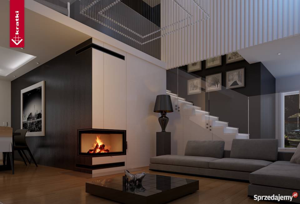 Kratka kominkowa Luft SF narożny prawy 60x40x9 stal Rabka-Zdrój sprzedam