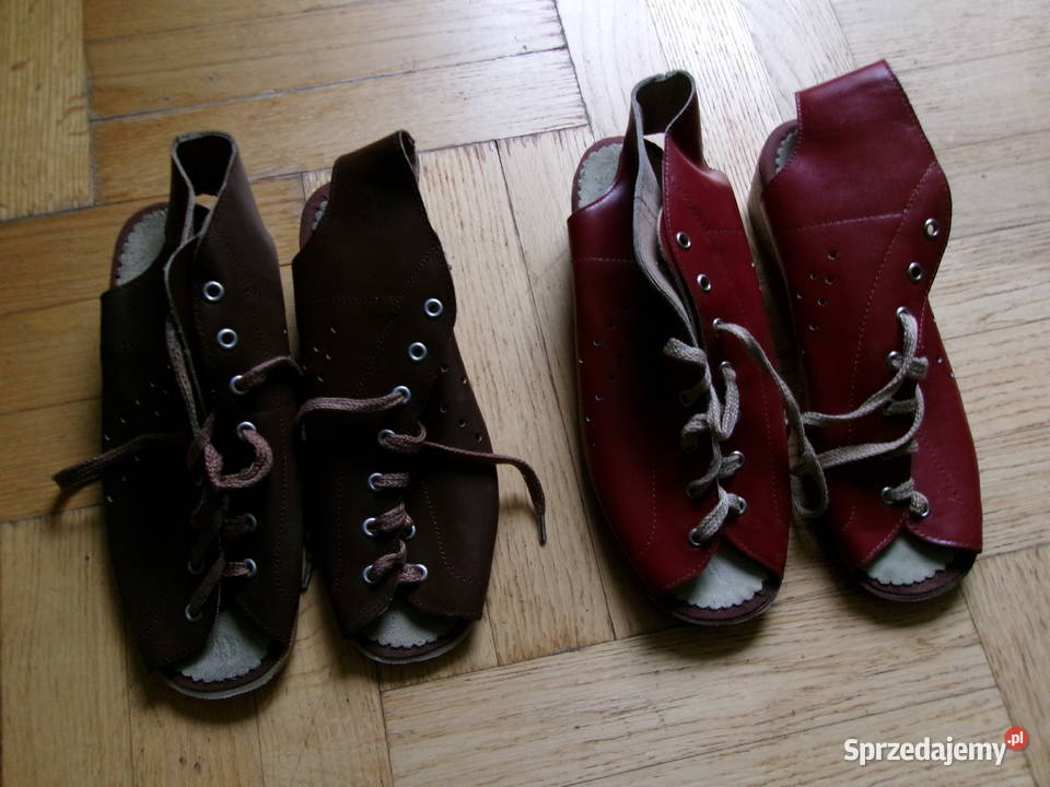 Obuwie robocze zdrowotne damskie skórzane z PRL Legionowo