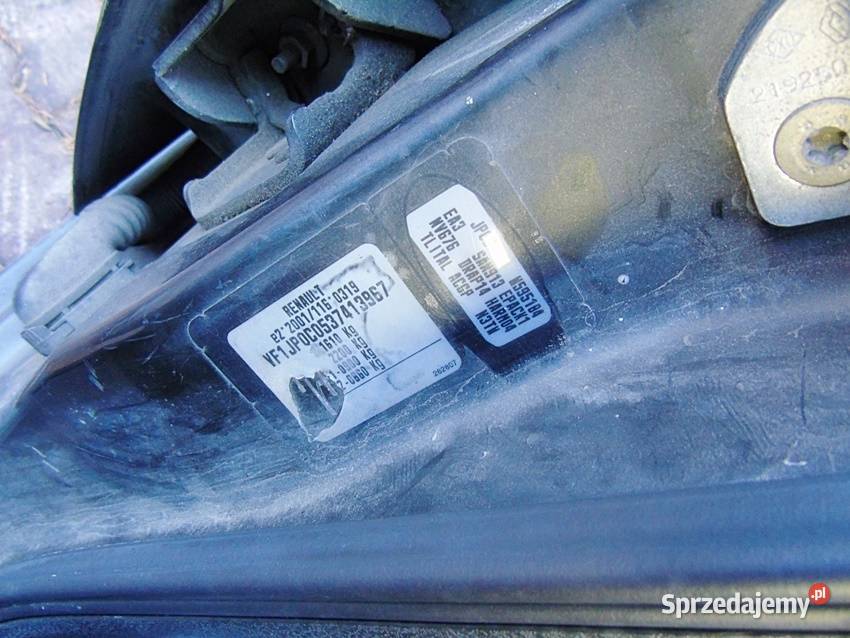 RENAULT MODUS NA CZĘŚCI 12 16V D4F 2007 KLAPA śląskie