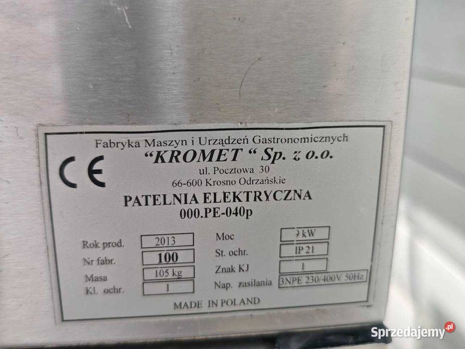 Patelnia elektryczna Kromet 64L PE040p nowa Góra