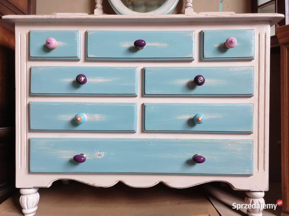 Toaletka z lustrem schabby chic Wąwolnica sprzedam