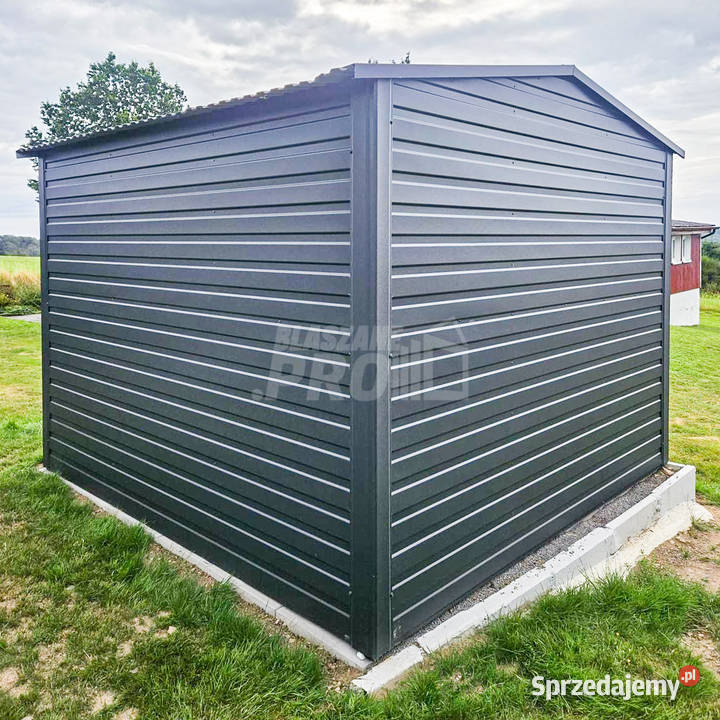 Schowek Domek ogrodowy 3x3m drzwi antracyt dach wielkopolskie Kalisz