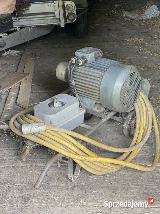 Silnik 11 kw 1460 obr Indukta Wózek Kabel 20m Cieniawa