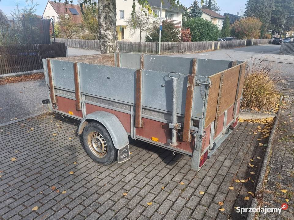 Przyczepa lekka SARIS 750 podwójne burty Michniów sprzedam