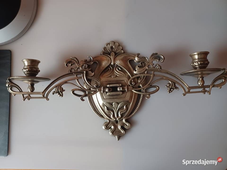 Mosiężny świecznik do pianina wielkopolskie Poznań