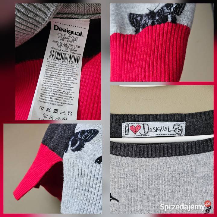 Desigual sweter rozmiar XSDesigual sweter Lublin