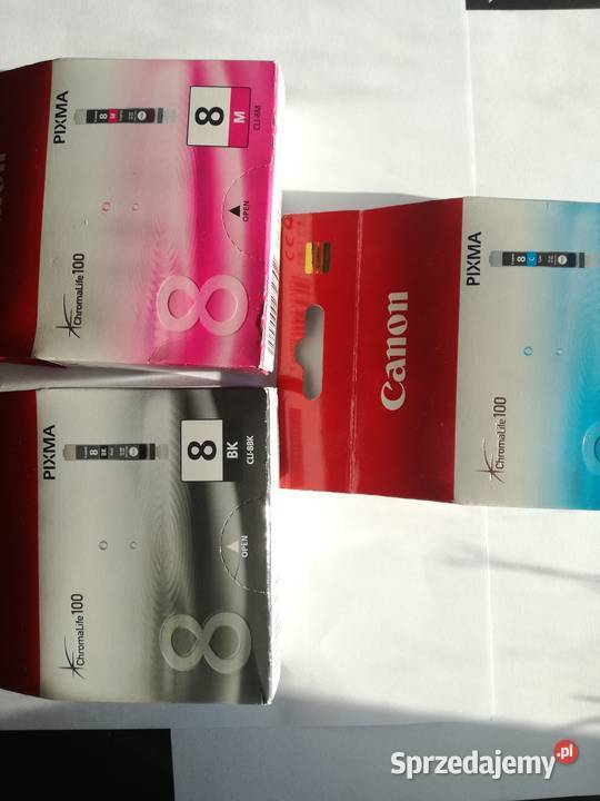 Oryginalny tusz do drukarek Canon Świebodzin sprzedam