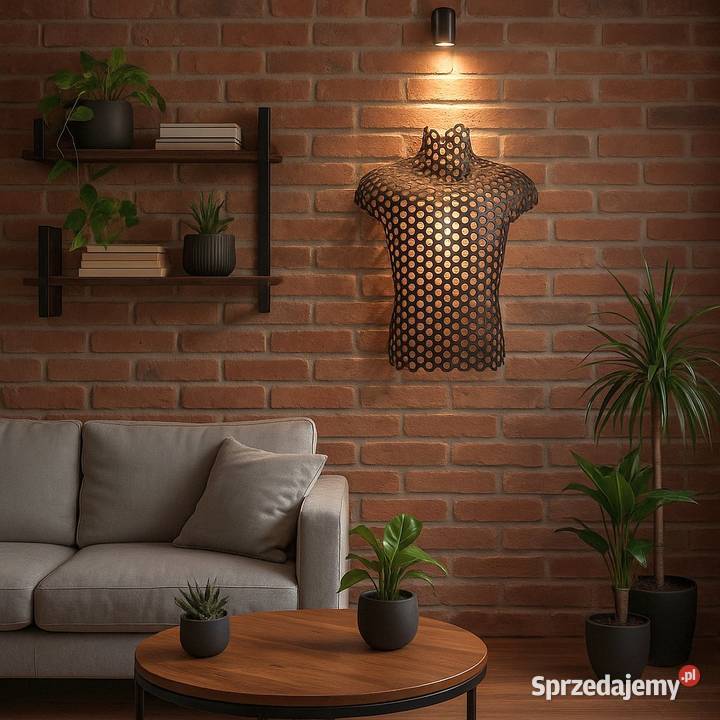 Rzeźba metal ścienna loft metaloplastyka na Figurki i rzeźby Jeżowe