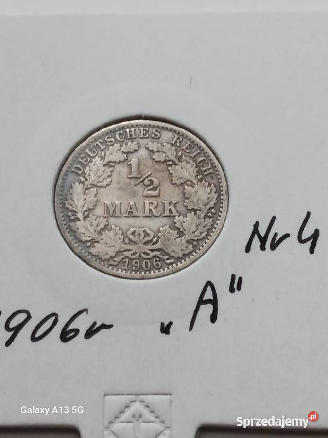 12 Marki Prusy 1906 r 4 mennica A