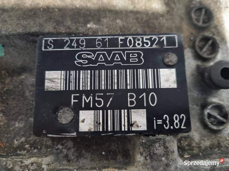 SKRZYNIA BIEGÓW Saab 95 95 30 TiD manualna Rudka