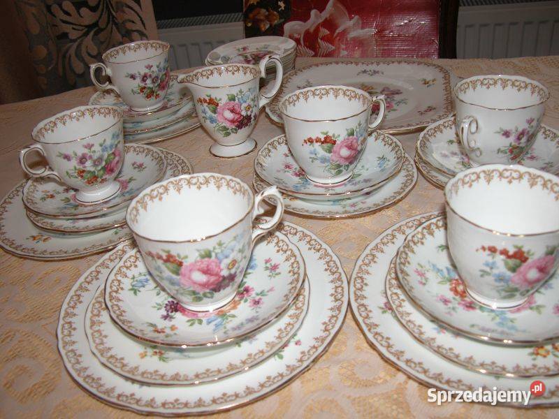 serwis fine bone china crown staffordshire Porcelana i szkło lubuskie