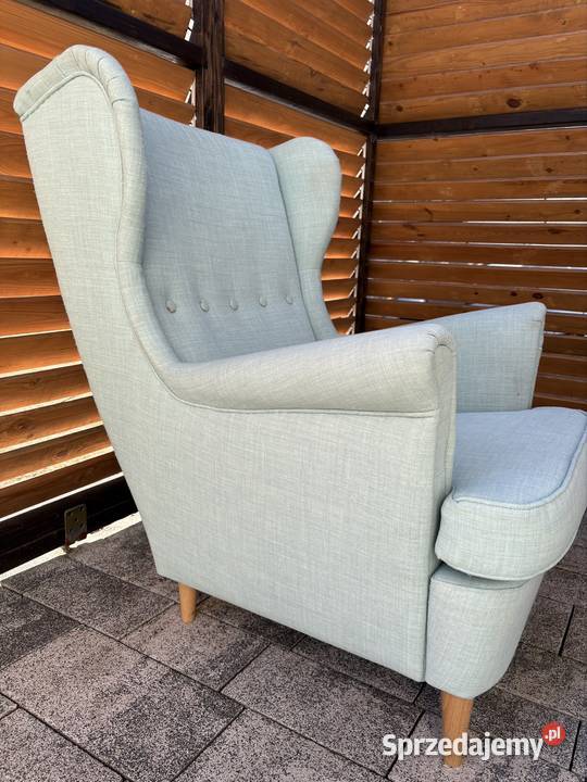 Fotel uszak miętowy IKEA Dom i Ogród