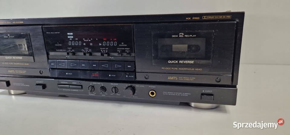 Magnetofon Cassette Deck Aiwa ADWX888 AD WX 888 Magnetofony Międzychód