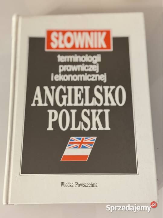 Słownik terminologii prawniczej i ekonomicznej Książki do nauki języka obcego Pruszków sprzedam