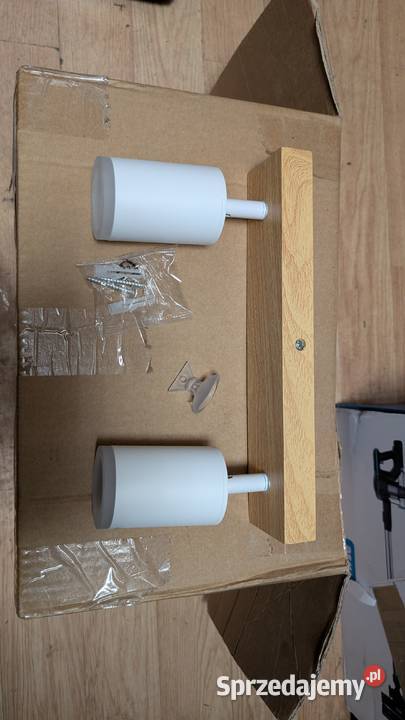 ZMH reflektor sufitowy 2 punktowy drewno GU10 Gliwice