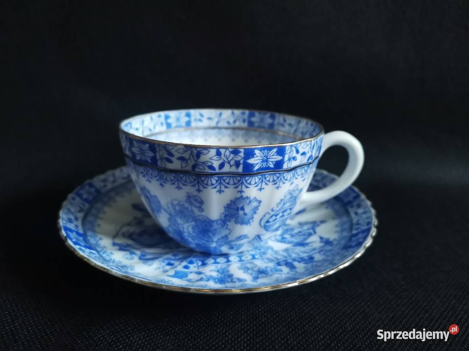 Stara przedwojenna filiżanka Echt China Blau śląskie Katowice