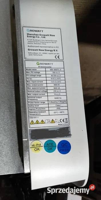 Falownik Growatt Min 3600 TLX
