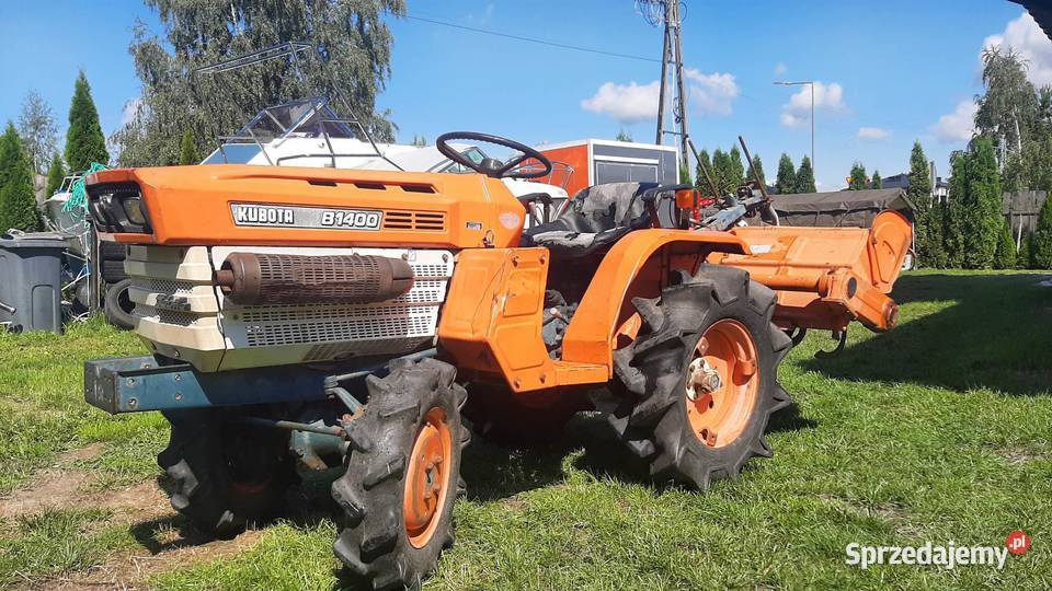 traktor Japoński traktorek Kubota b1400 glebogryzarka