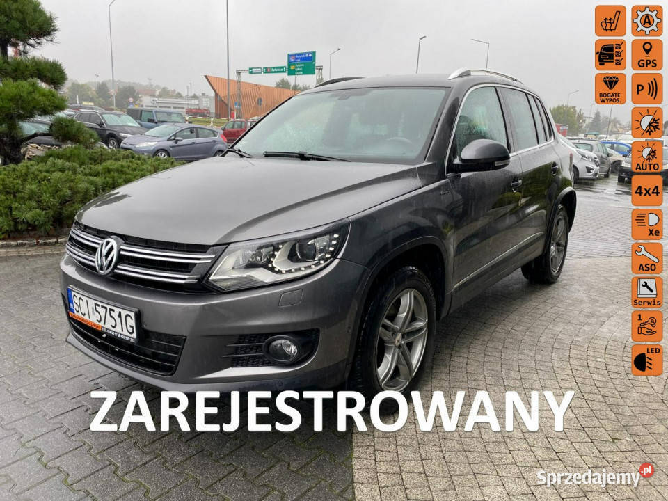 Volkswagen Tiguan 4x4 dsg navi PDC led LIFT aluminiowe felgi Żory