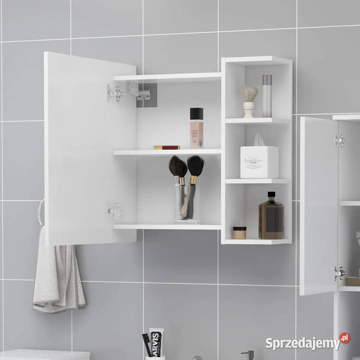 Szafka z lustrem biała 625x205x64 materiał Warszawa