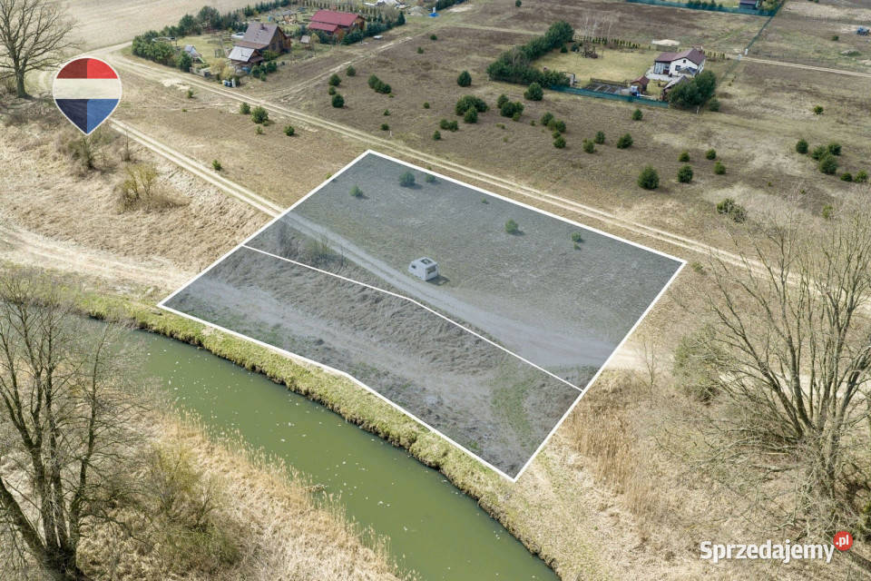 Działka z linią brzegową i zabudową rekreacyjną Jesiona sprzedam