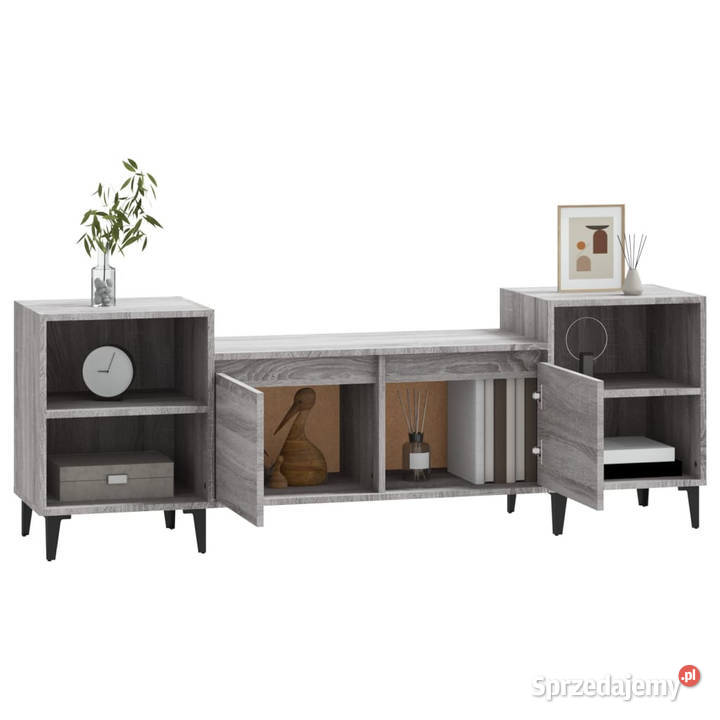 Szafka pod telewizor szary dąb sonoma 160x35x55 mazowieckie