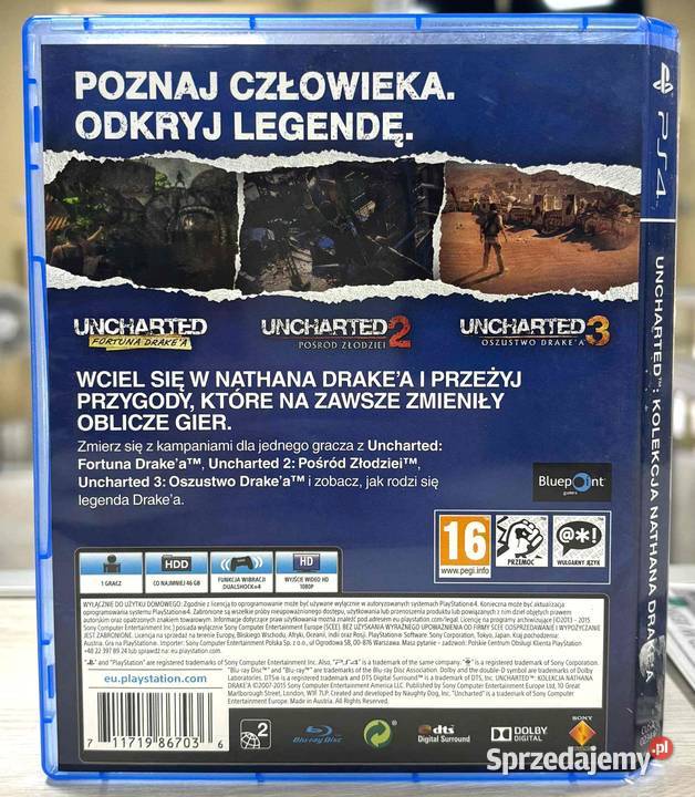 Gra 4 Uncharted 3 in 1 Gry na konsole Elbląg