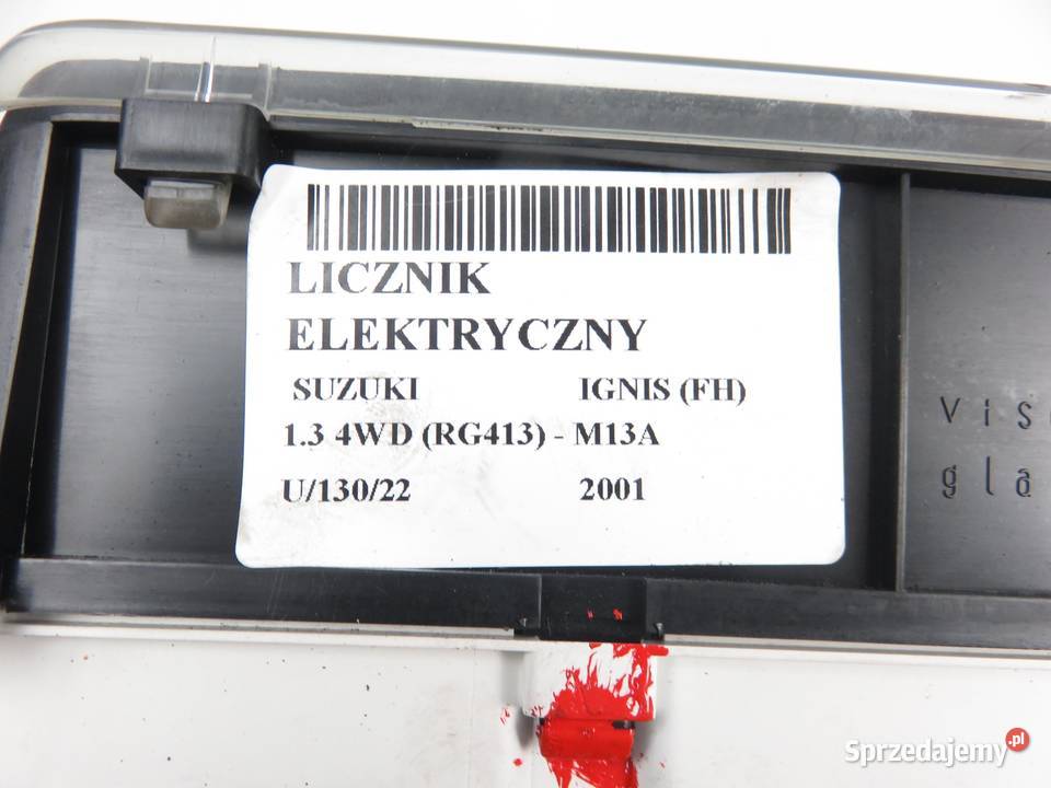 LICZNIK SUZUKI IGNIS 13 3410080G50 małopolskie