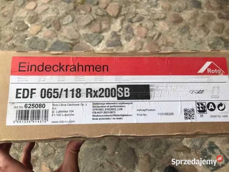 Roto kołnierz okien dachowych EDF 065/118 RX200SB (06/11) 625080, 9 sztuk