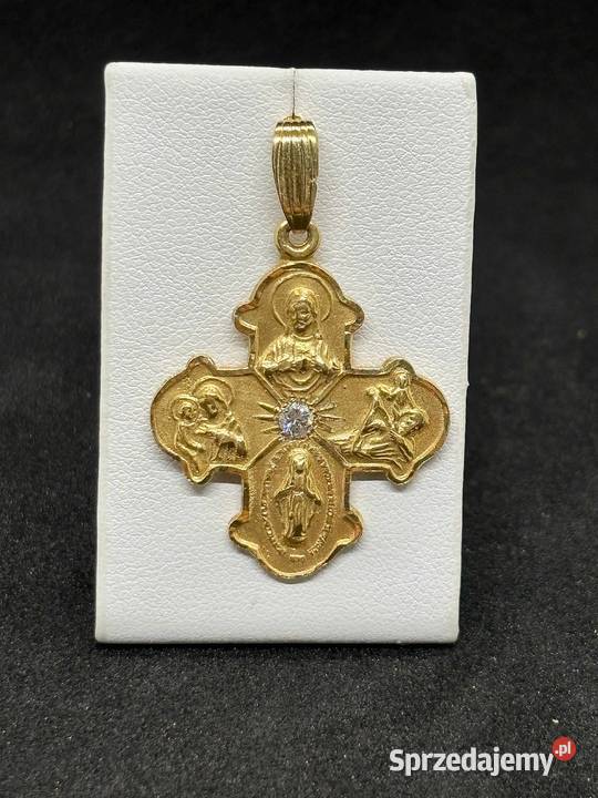 Złota Zawieszka pr 585 514g z Diamentem Wisiorki warmińsko-mazurskie Elbląg