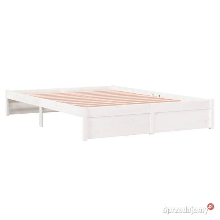 Rama łóżka biała lite drewno 160 x 200 WM814960 Warszawa