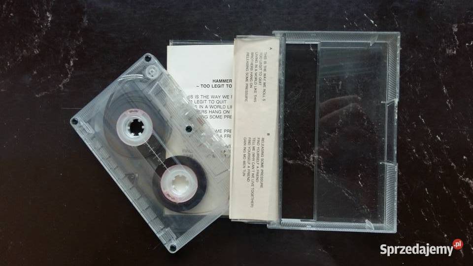 Kaseta magnetofonowa Mc Hammer too legit to quit Siemiatycze sprzedam
