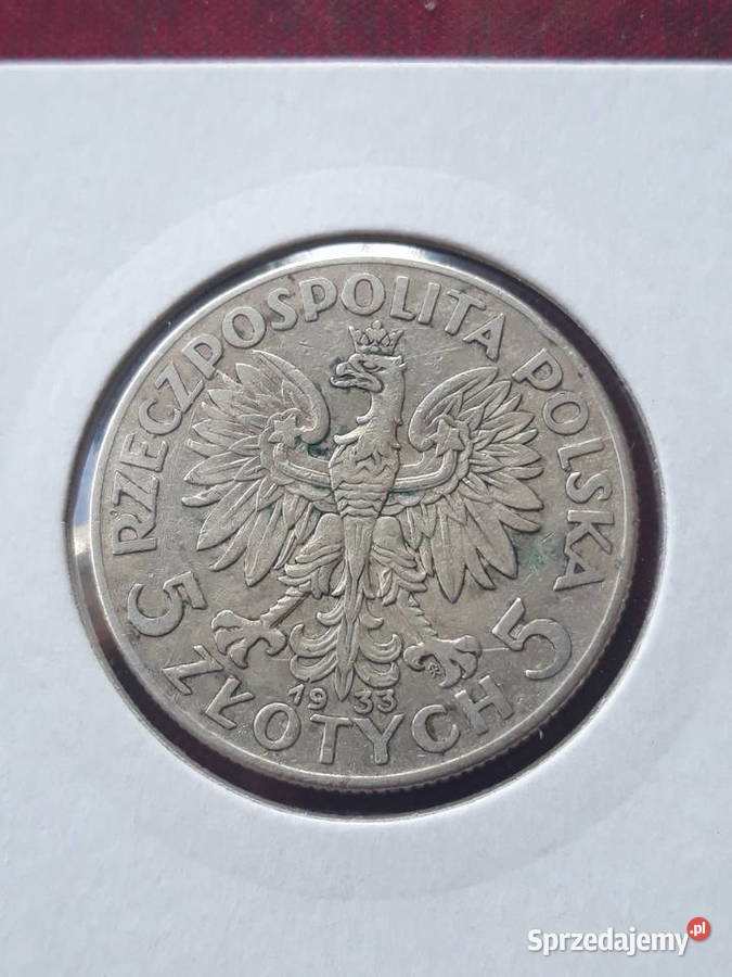 5 Głowa kobiety 1933 r 8 ładna Konin sprzedam
