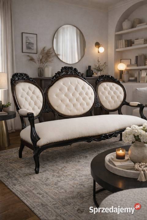 Zabytkowa sofa renowacji tapicerka na zamówienie Lusówko sprzedam