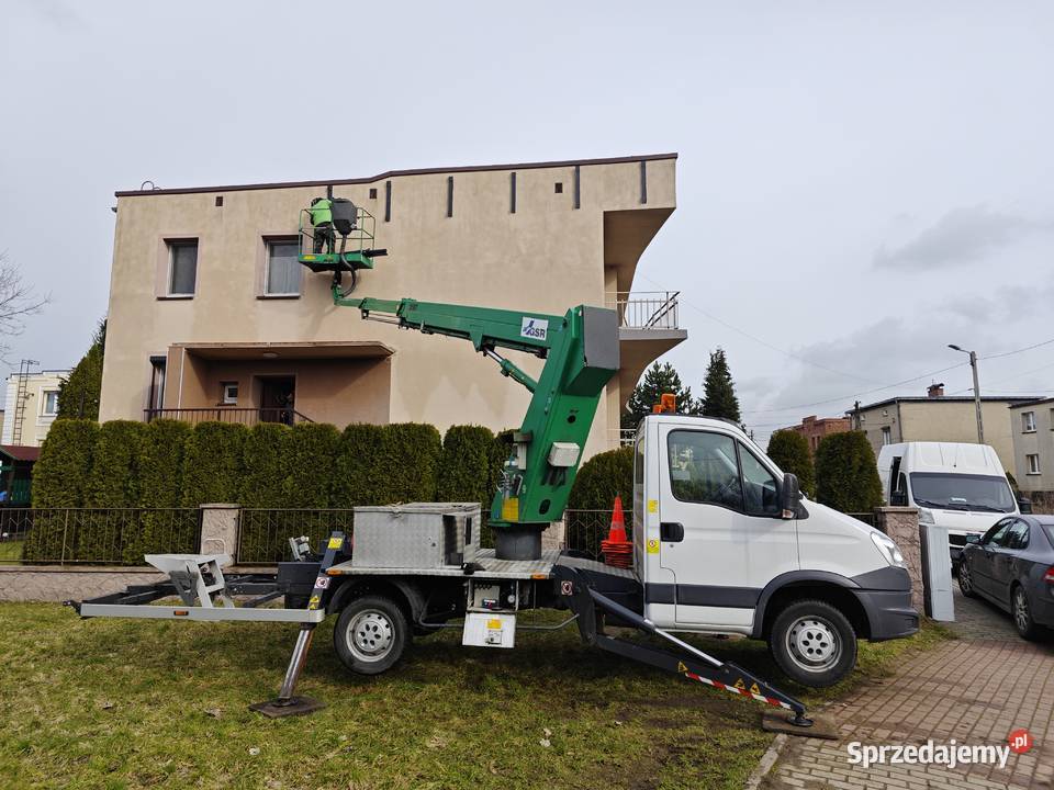 Zwyżka Sosnowiec podnośnik koszowy wynajem śląskie