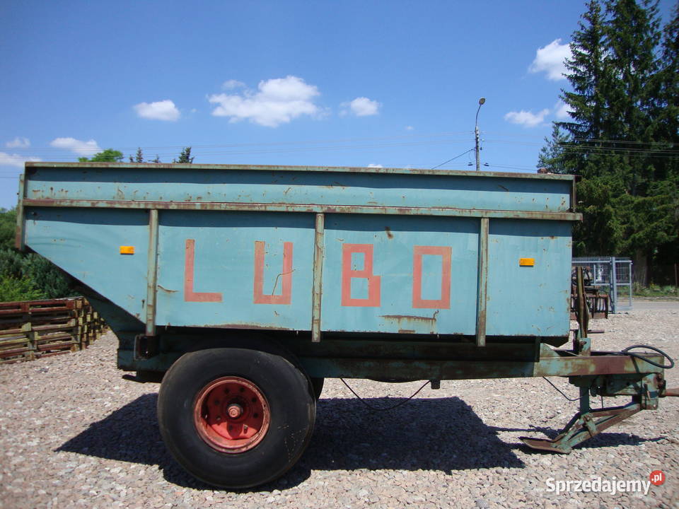 przyczepa wozidło ładowność 8 ton LUBO Pozostałe Czaplinek