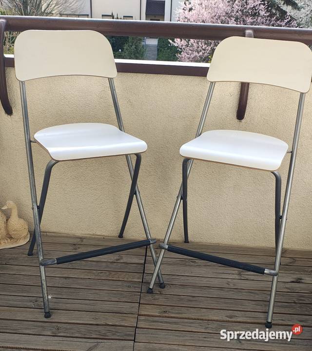Krzesła barowe IKEA składane