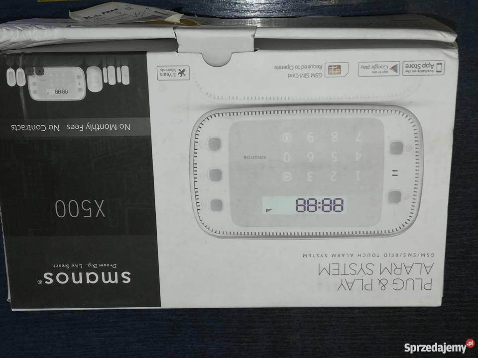 Bezprzewodowy zestaw alarmowy Smanos X500