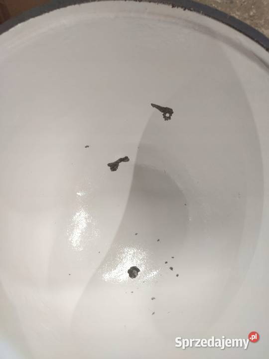 PRZECENA Kociołek myśliwski EMALIOWANY garnek Grille i wędzarnie Skawina