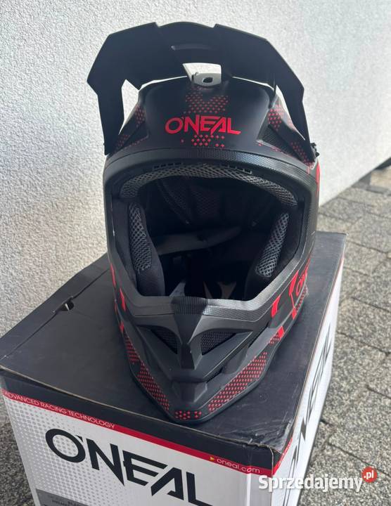 Kask rowerowy ONEAL BLADE STRIKE czarnyczerwony Ostrów Wielkopolski