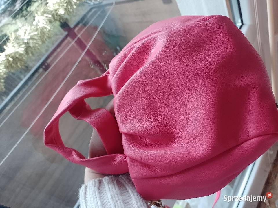 Zara Różowa torebka na ramię z Madrytu Dla kobiet Kraków