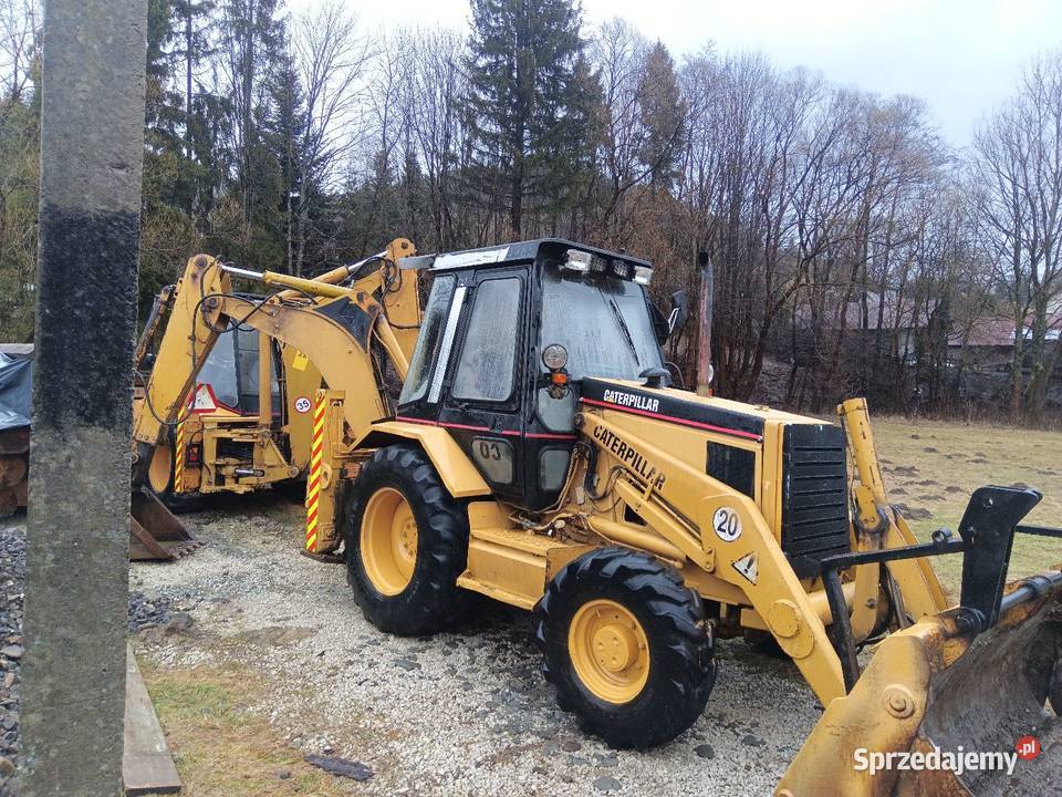 koparko ładowarka Cat 428b Sól