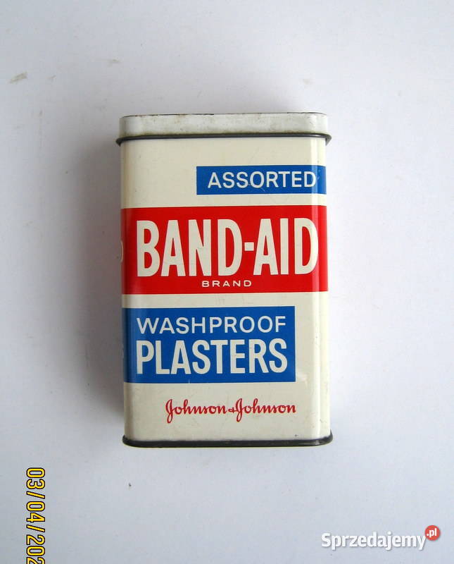 Blaszane pudełko Assorted band aid washproof