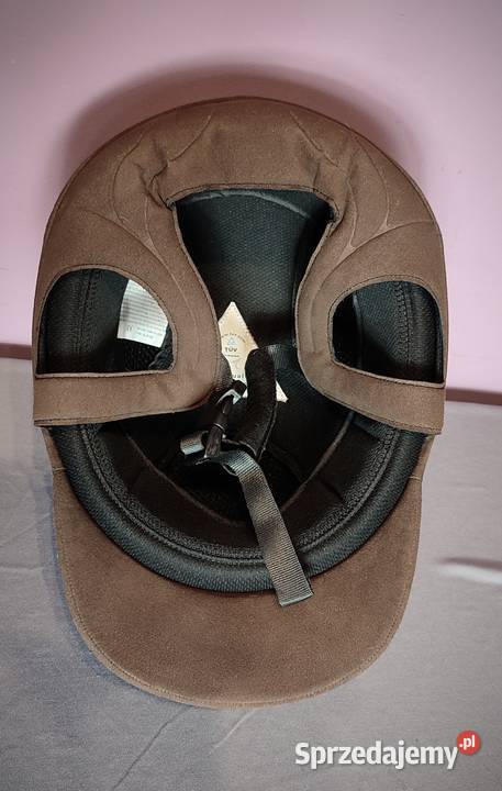 Kask jeździecki Halo Rider rozmiar 54 brązowy Jasień