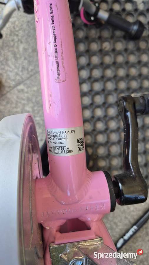 Rower dzieci Prinzessin Lillifee Gdańsk