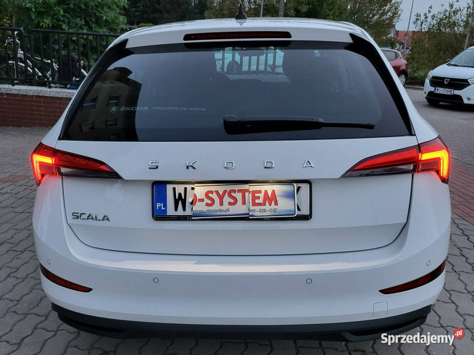koda Scala 2021 Salon Polska 1Właściciel elektryczne lusterka podlaskie Białystok