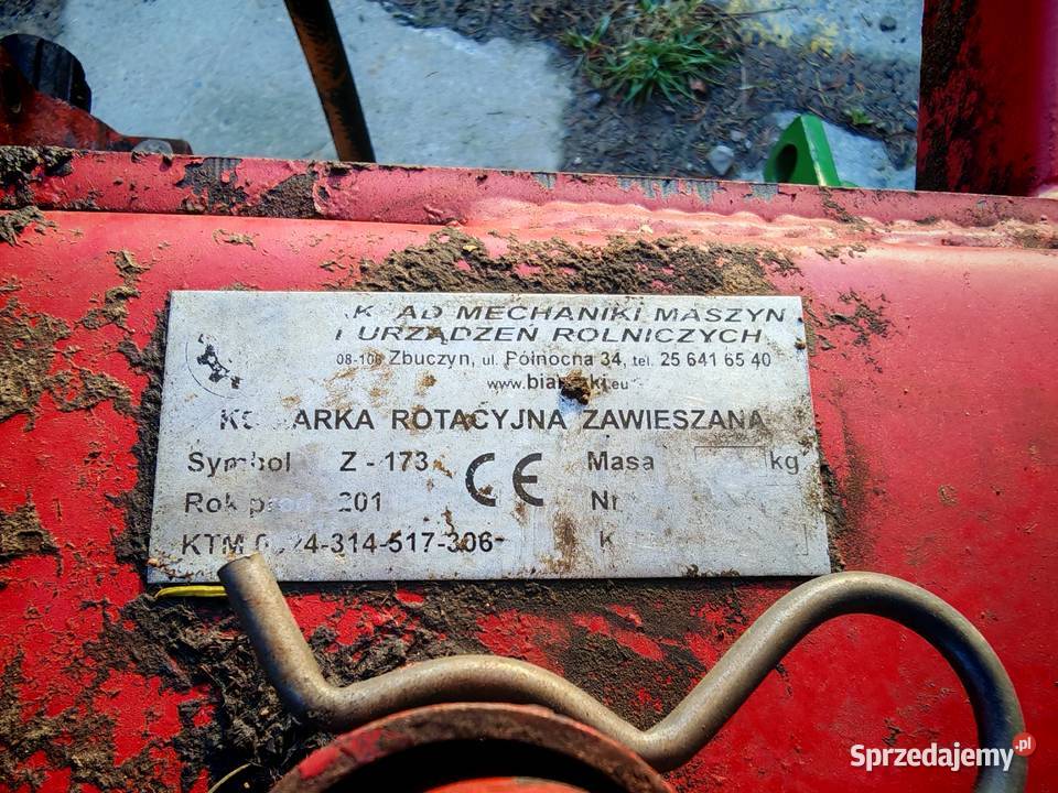 Kosiarka Rotacyjna 185 składana hydraulicznie Łańcut