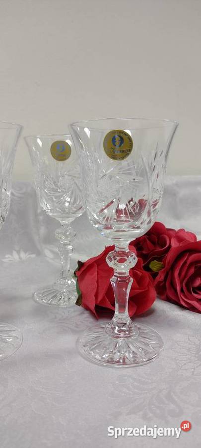 Kieliszki kryształowe styl Glamour Luksusowy Radzyń Podlaski